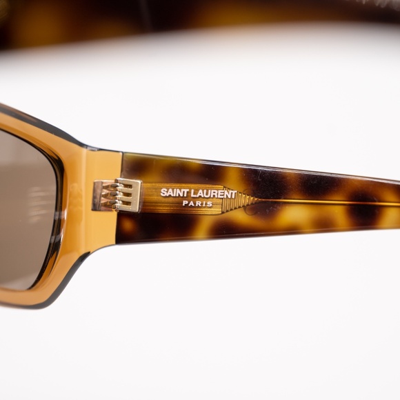 Yves Saint Laurent SL740 002 Sunglasses 52mm Square Tortoiseshell main image 10